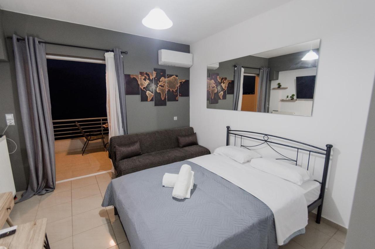 Pavlos Standard Studio With Sea View Rethymno Eksteriør bilde