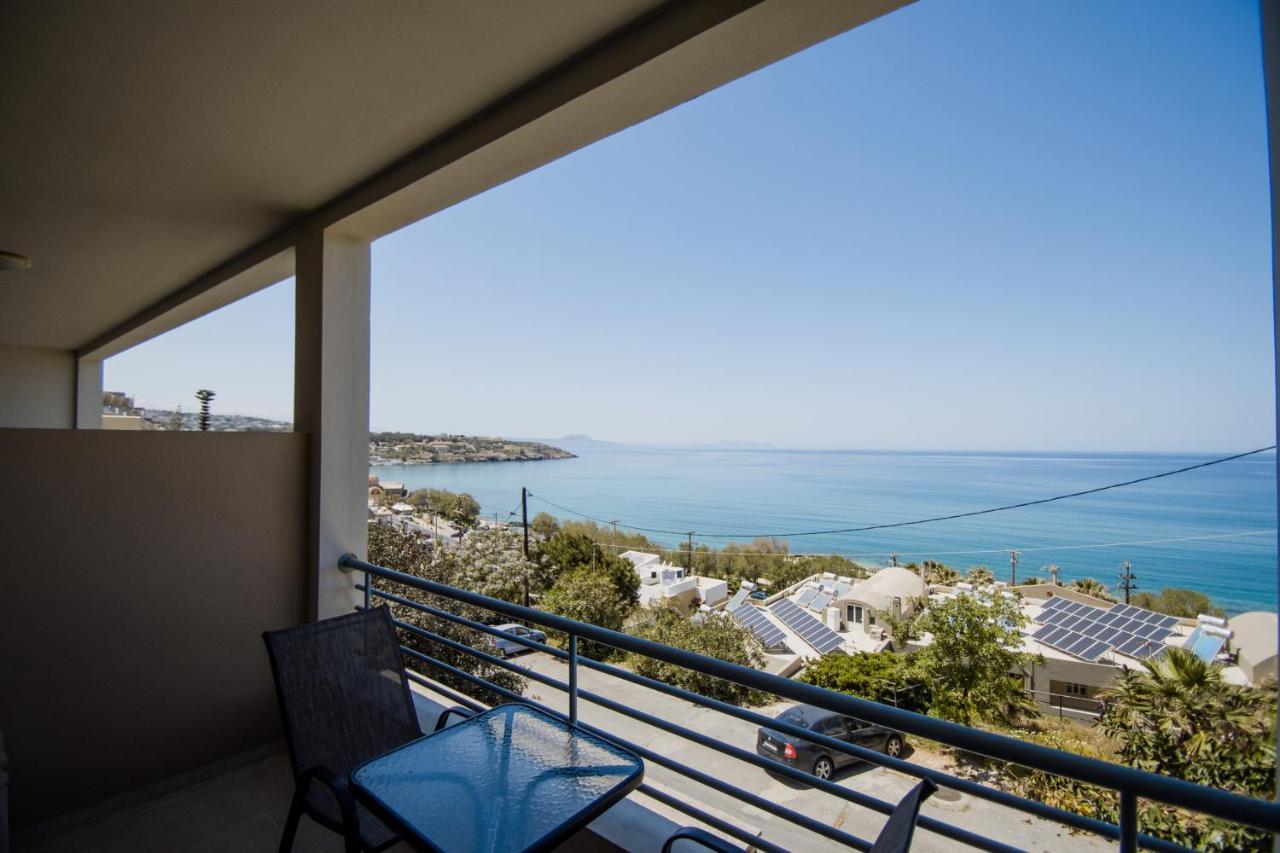 Pavlos Standard Studio With Sea View Rethymno Eksteriør bilde