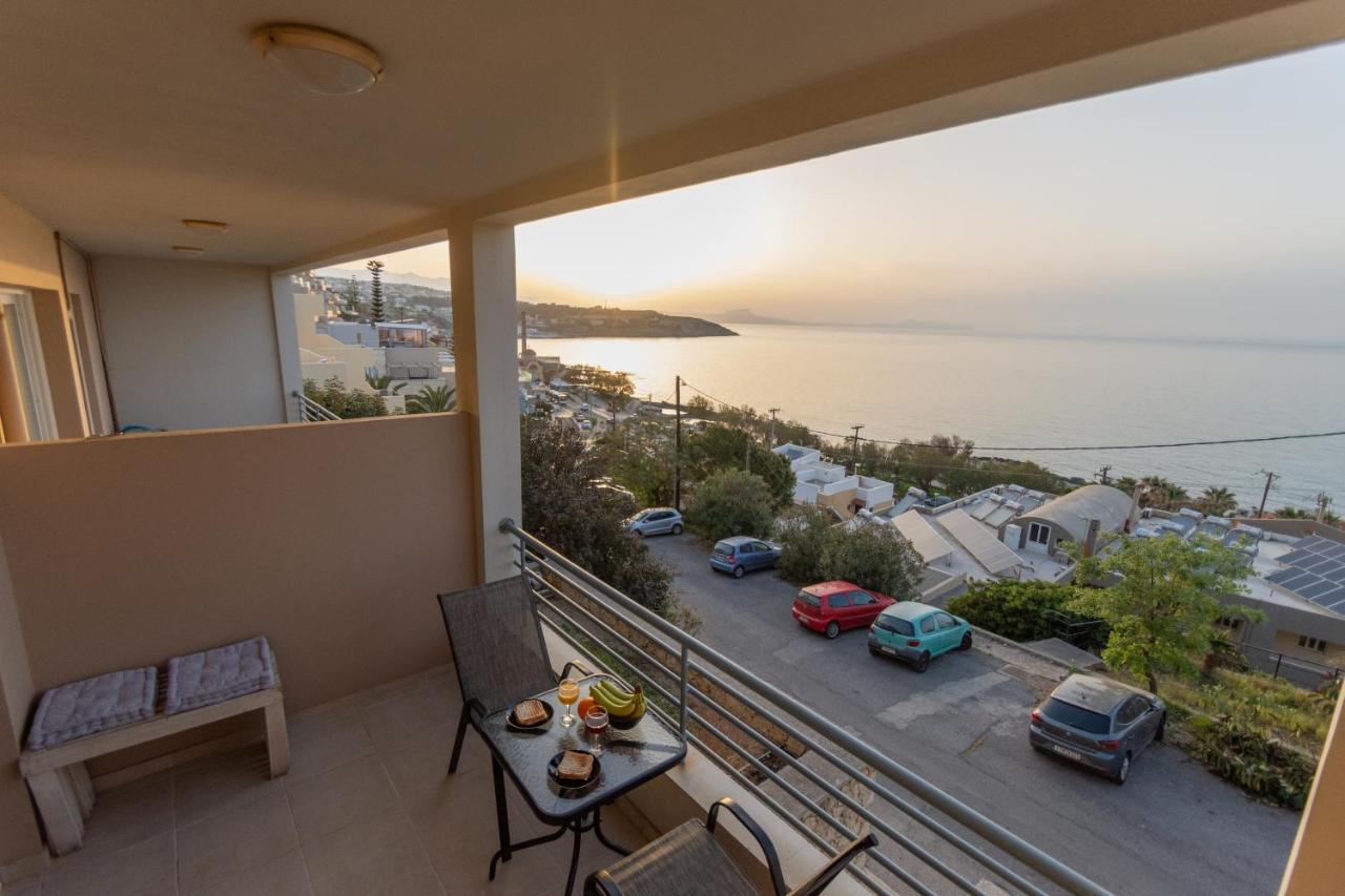 Pavlos Standard Studio With Sea View Rethymno Eksteriør bilde